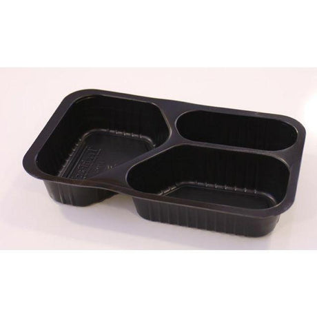 Form 1/4GN 3-compartment black 300/pc