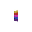 Form tray 5-compartment multicoloured