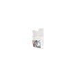 Blank tray 3-compartment transparent