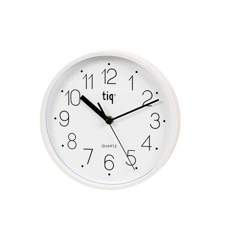 Wall clock TIQ Ø22,5cm white