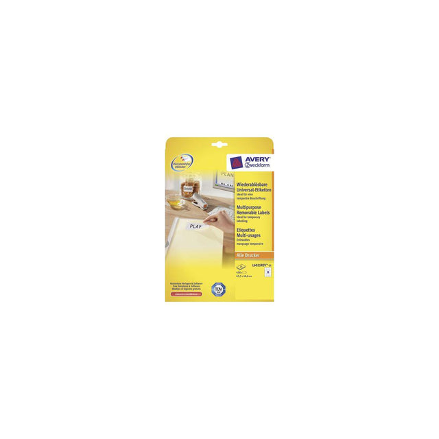 Label AVERY avtagb 63,5x46,6mm 540/fp