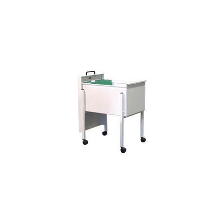 A4 hanging file trolley with lockable lid