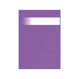 Writing pad A4 ruled 8,5mm purple