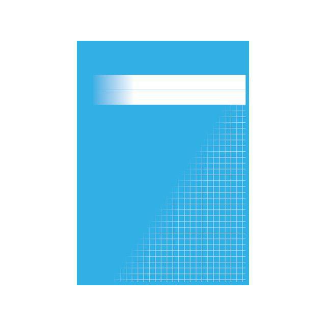Counting booklet A5 5x5mm medium blue 400/pack
