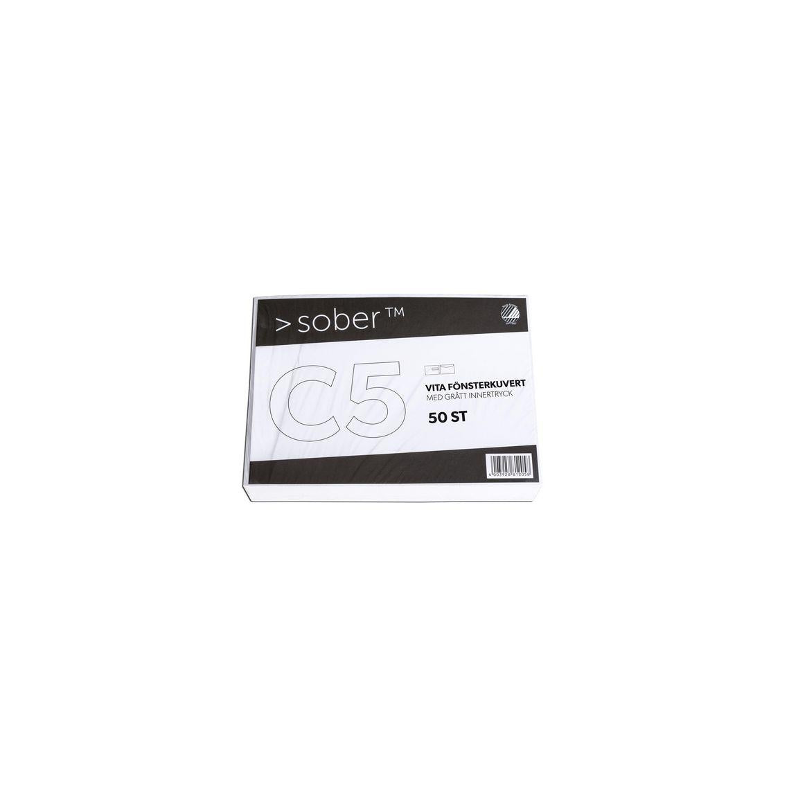Envelope consumer pack C5H2 FH white 50/pack