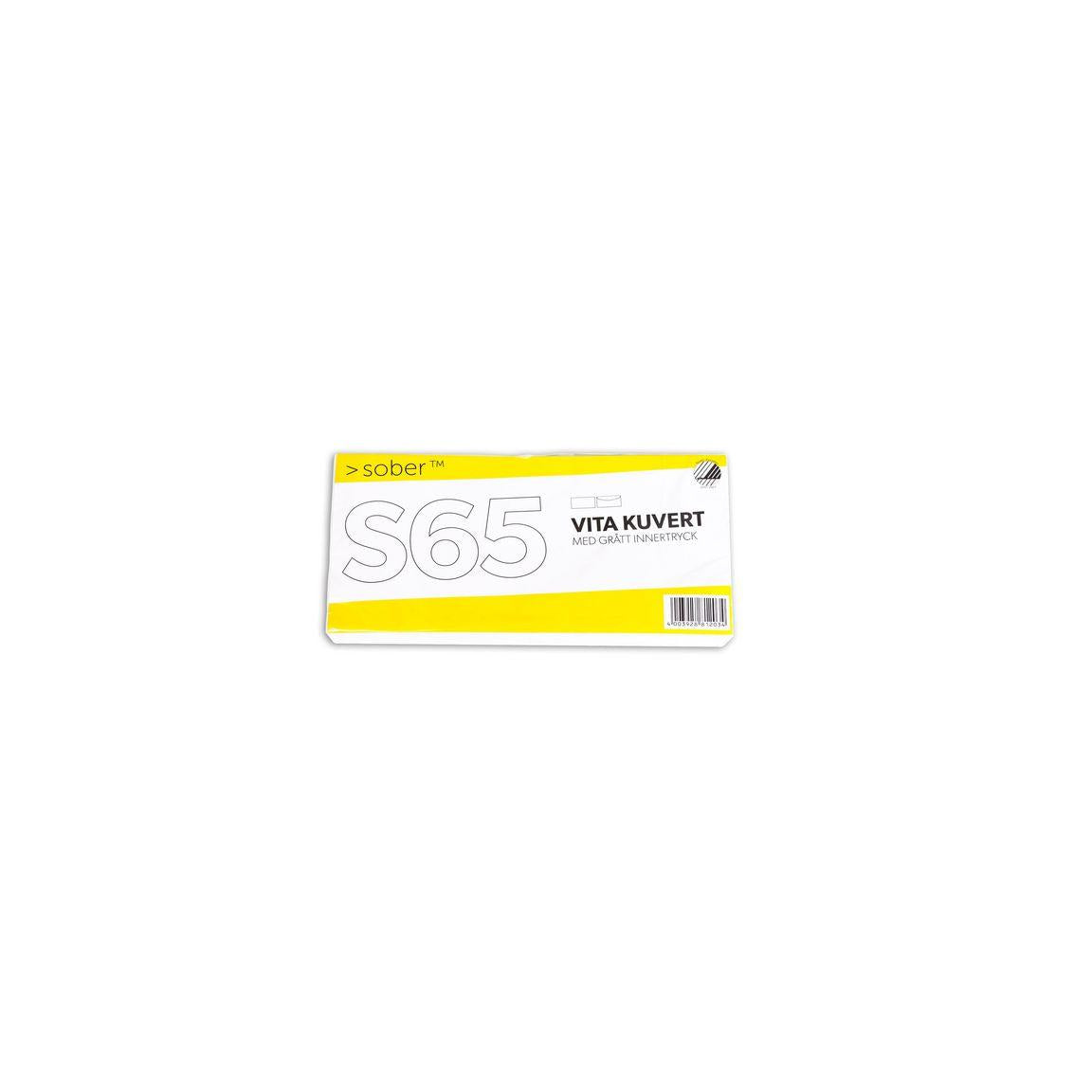 Envelope consumer fp S65 FH white 50/fp