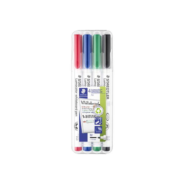 Whiteboard pen LUMOCOLOR 1,0mm 4/pc