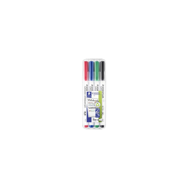 Whiteboard pen LUMOCOLOR 1,0mm 4/pc
