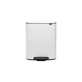 Wastepaper basket BRABANTIA Pedal Bo 60L white