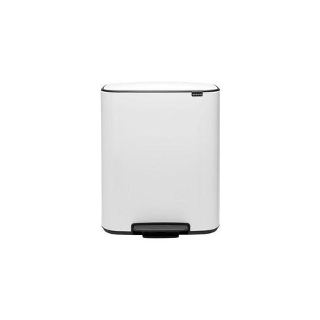 Wastepaper basket BRABANTIA Pedal Bo 60L white