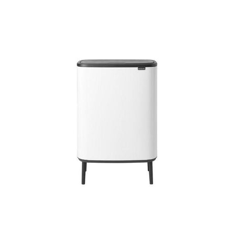 Wastepaper basket BRABANTIA Bo Touch 60L white