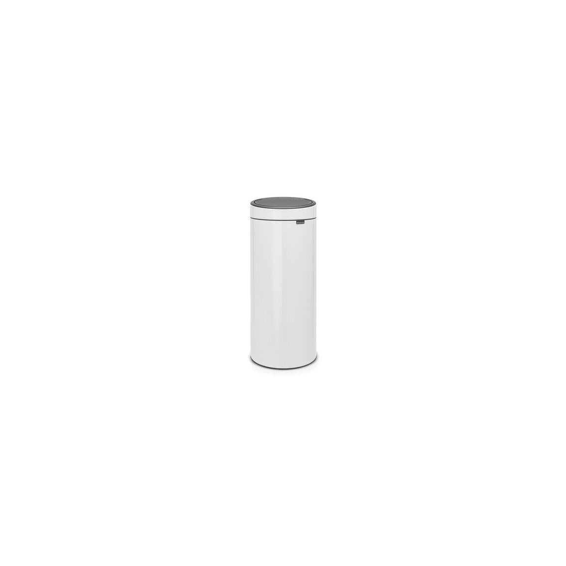 Wastepaper basket BRABANTIA Touch Bin 30L white