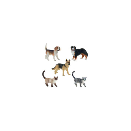 Dogs and cats BULLYLAND 5/pc