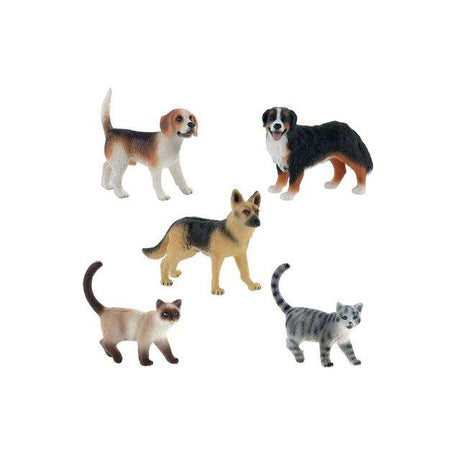 Dogs and cats BULLYLAND 5/pc