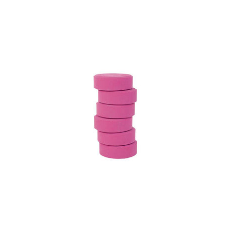 Colour pucks 57mm, pink 6/pc