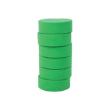 Colour pucks 57mm, green 6/pc