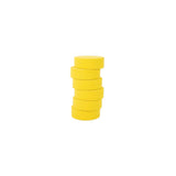 Colour pucks 57mm, yellow 6/pc