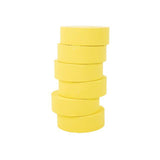Colour pucks 57mm, light yellow 6/pc