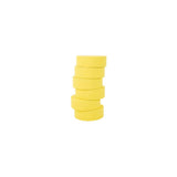 Colour pucks 57mm, light yellow 6/pc