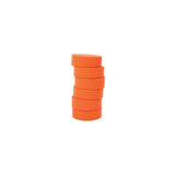 Colour pucks 57mm, orange 6/pc