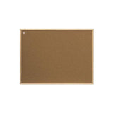 Notice board cork wooden frame 90x60cm