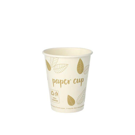 Paper cups PURE ZeroPlast 24cl 50/pack