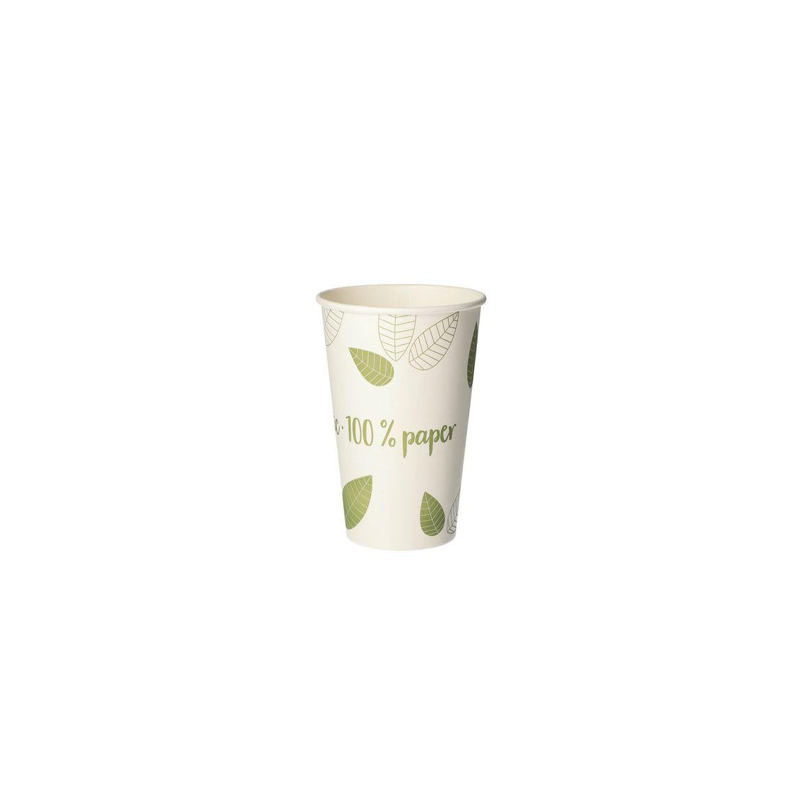 Paper cups PURE ZeroPlast 30cl 50/pack