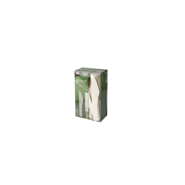Cutlery Knife PURE Paper 15,8cm 100/pc