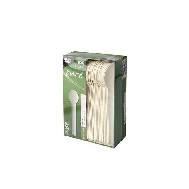 Cutlery Spoon PURE Paper 15,5cm 100/pc