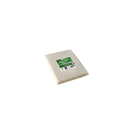 Straws PURE paper 6mmx20cm white 100/pack