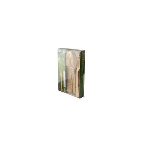 Cutlery Wooden fork PURE Premium 50/pc