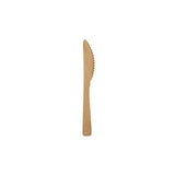 Cutlery Knife PURE Bamboo 17cm 50/pc