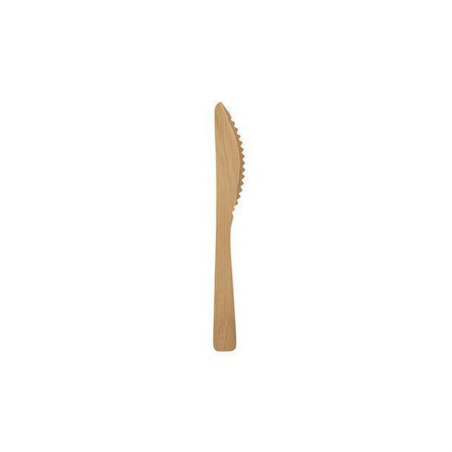 Cutlery Knife PURE Bamboo 17cm 50/pc