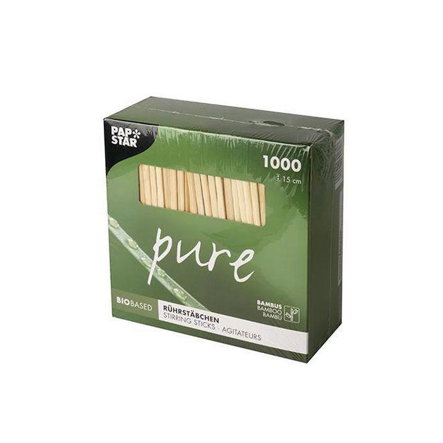 Pipe stick PURE Bamboo 15cm 1000/pc