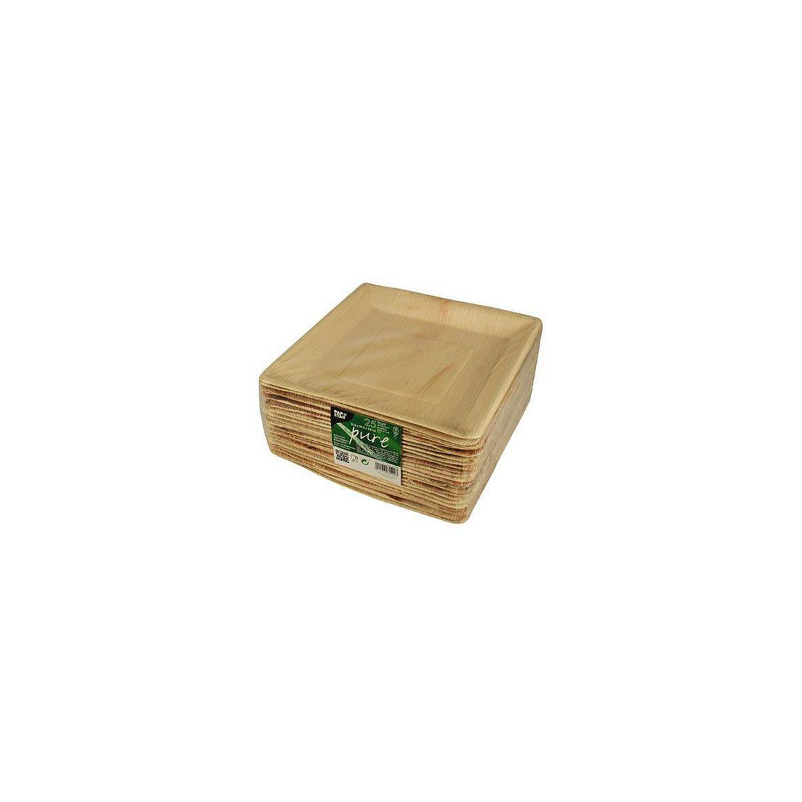 Plate PURE Palm leaves 25 cm 25/pack