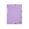 Rubber band folder EXACOMPTA 3cl A4 purple