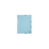 Rubber band folder EXACOMPTA 3cl A4 light blue