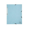 Rubber band folder EXACOMPTA 3cl A4 light blue