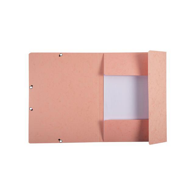 Rubber band folder EXACOMPTA 3cl A4 apricot