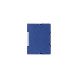 Rubber band folder EXACOMPTA 3-kl ECO blue
