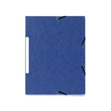 Rubber band folder EXACOMPTA 3-kl ECO blue
