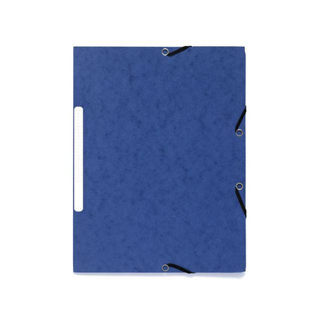 Rubber band folder EXACOMPTA 3-kl ECO blue