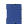 Rubber band folder EXACOMPTA 3-kl ECO blue