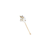 Hobby horse Unicorn white 100cm