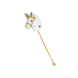 Hobby horse Unicorn white 100cm