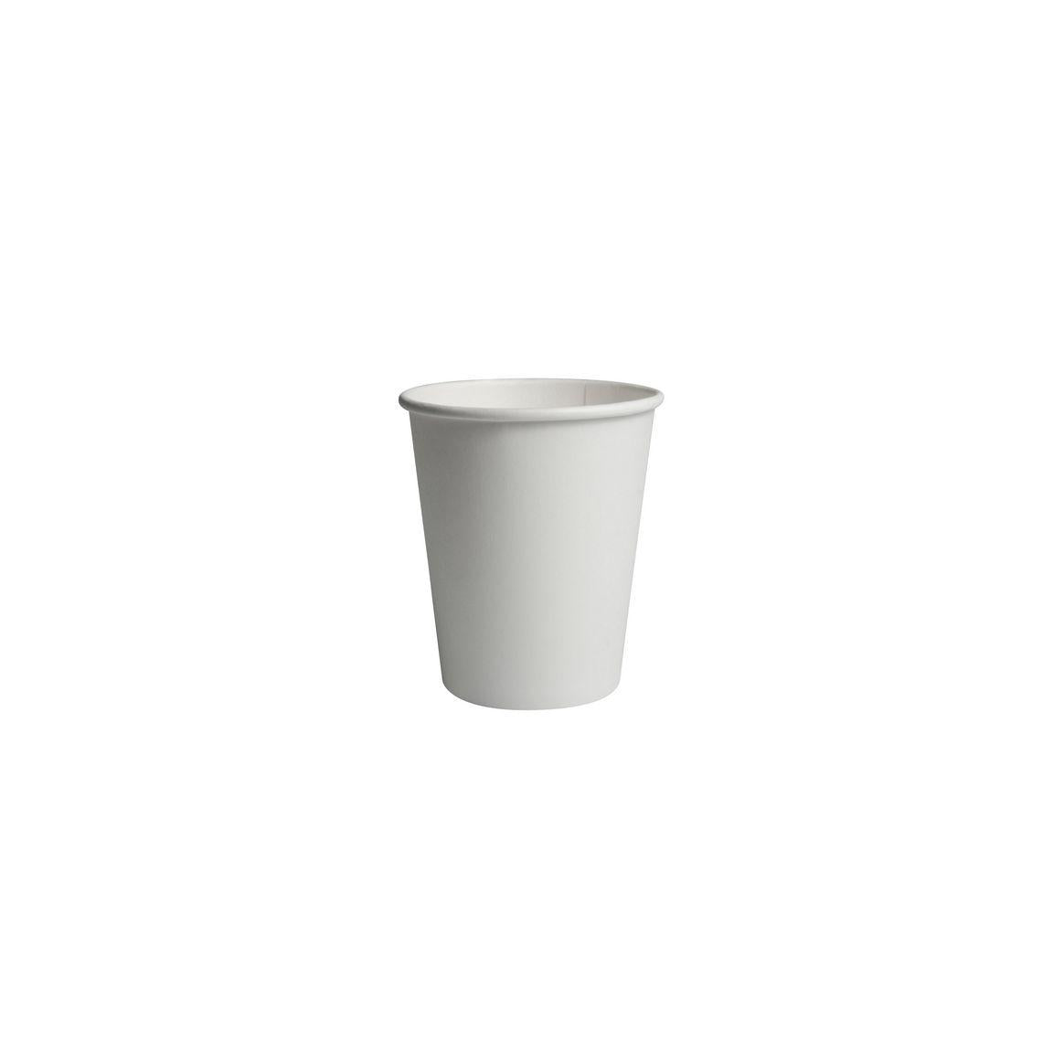 Paper cup 24cl white 50/pack