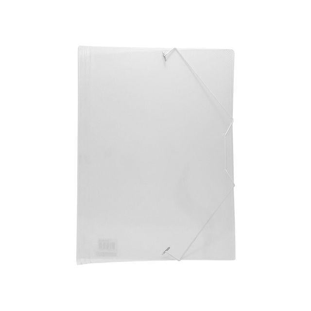 Rubber band folder u.kl. A4 plastic transp.