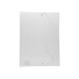 Rubber band folder u.kl. A4 plastic transp.