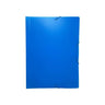 Rubber band folder u.kl. A4 plastic blue