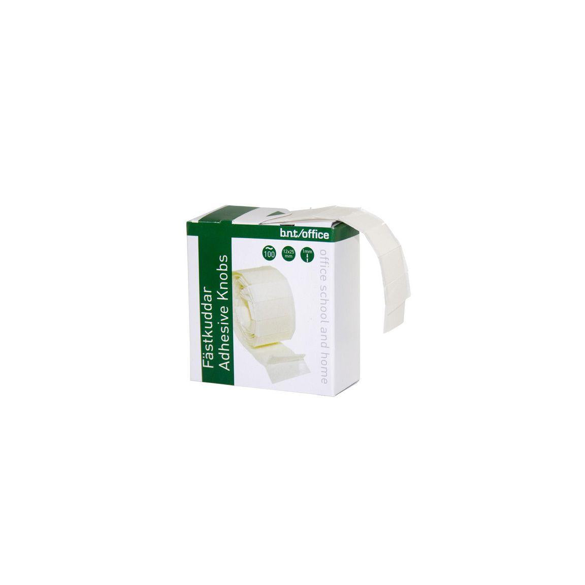 Adhesive pads double sided 25x12mm 100/pack